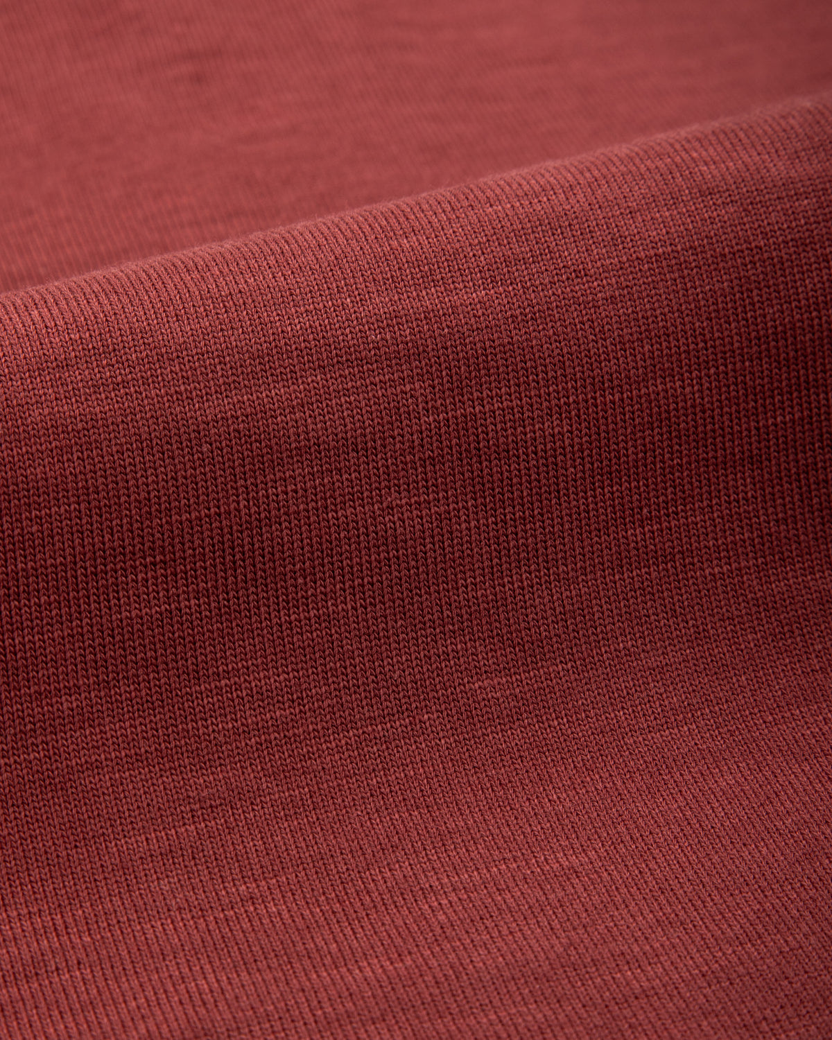 2S08 Loopwheeled Relaxed Fit Heavyweight L/S Henley - Burgundy