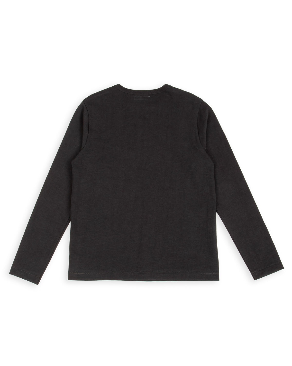 2S08 Loopwheeled Relaxed Fit Heavyweight L/S Henley - Charcoal