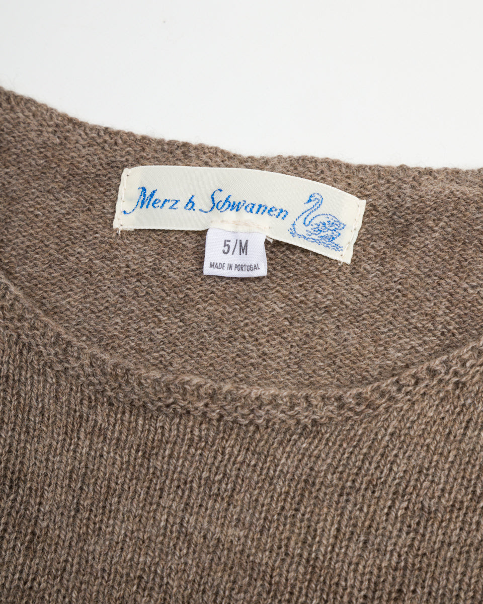 Merz b. Schwanen Women's Relaxed Crew Neck Pullover - Grain - Standard & Strange