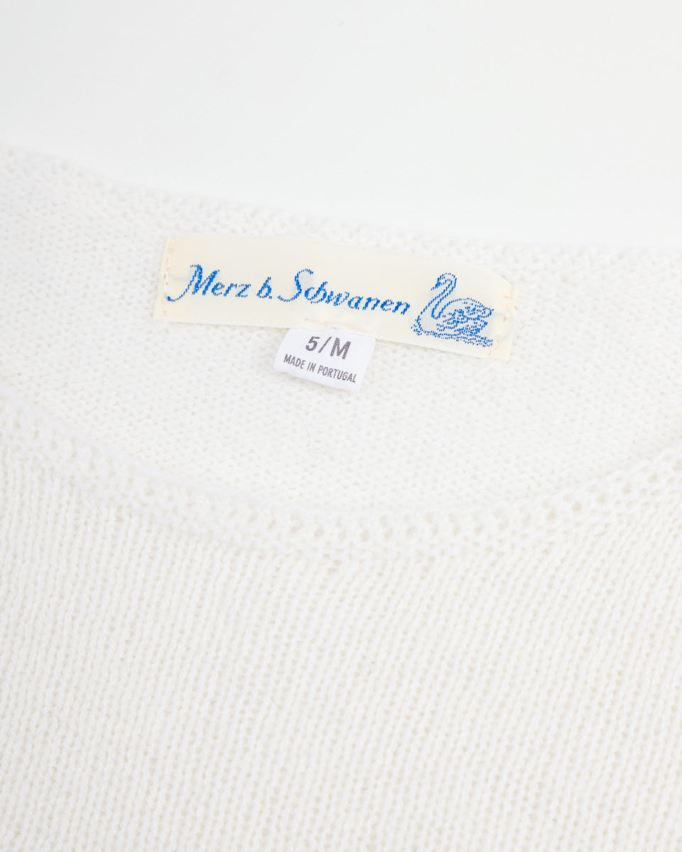 Merz b. Schwanen Women's Relaxed Crew Neck Pullover - Nature - Standard & Strange