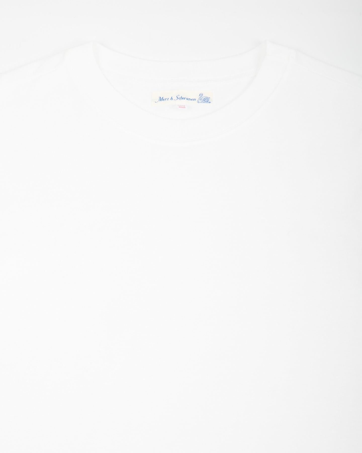 Merz b. Schwanen 1940s Relaxed Fit Loopwheeled Tee - White - Standard & Strange