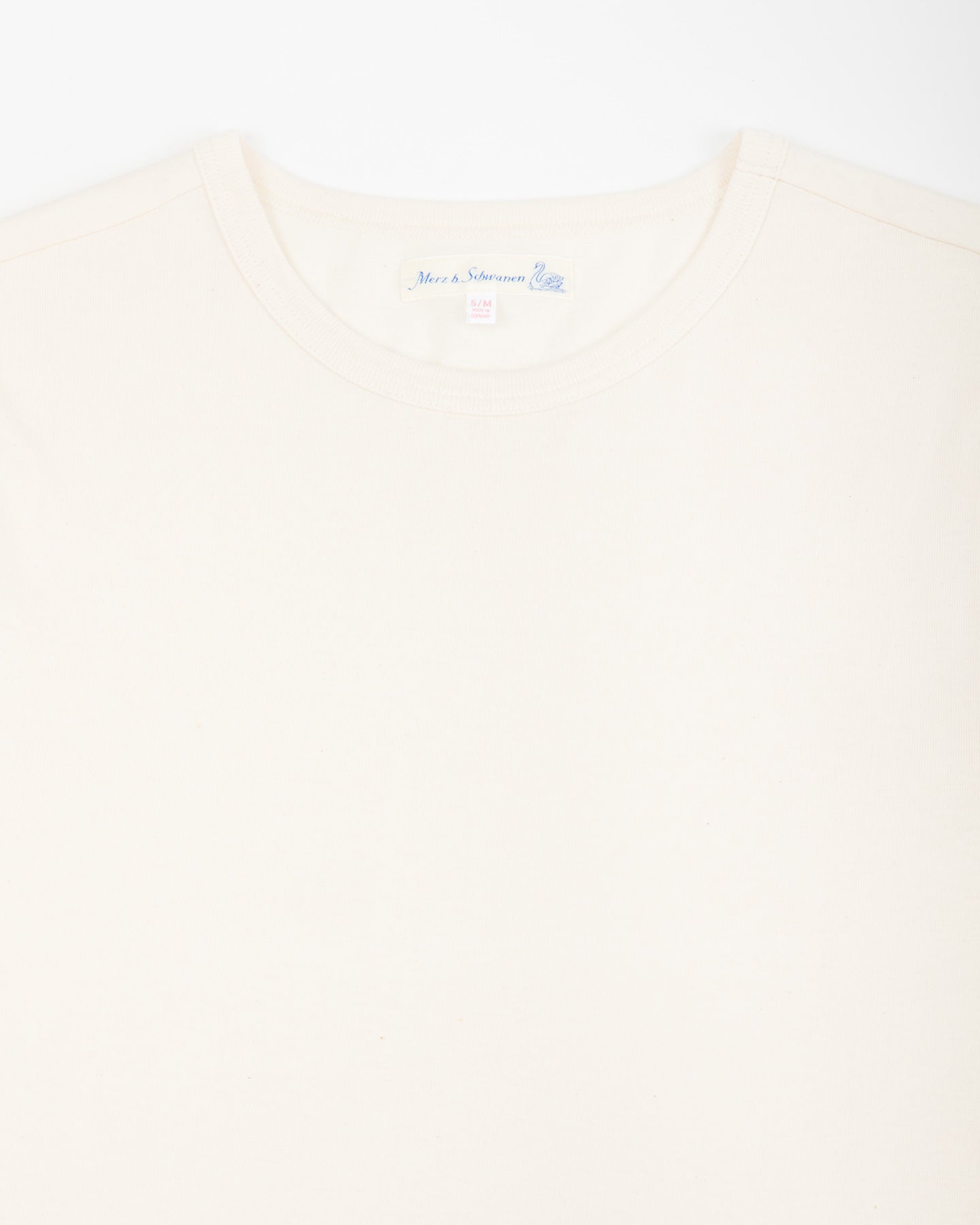 Merz b. Schwanen 215 Loopwheeled 7.2 oz Tee - Nature - Standard & Strange