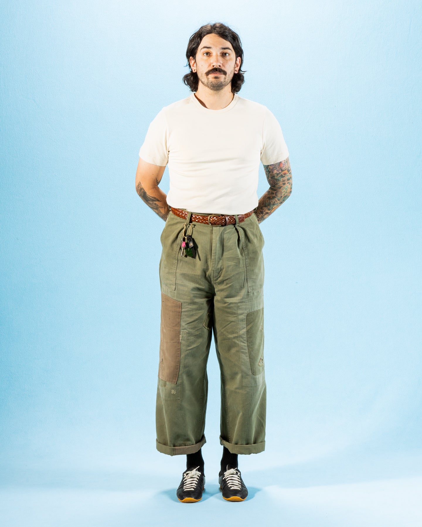 Merz b. Schwanen 215 Loopwheeled 7.2 oz Tee - Nature - Standard & Strange