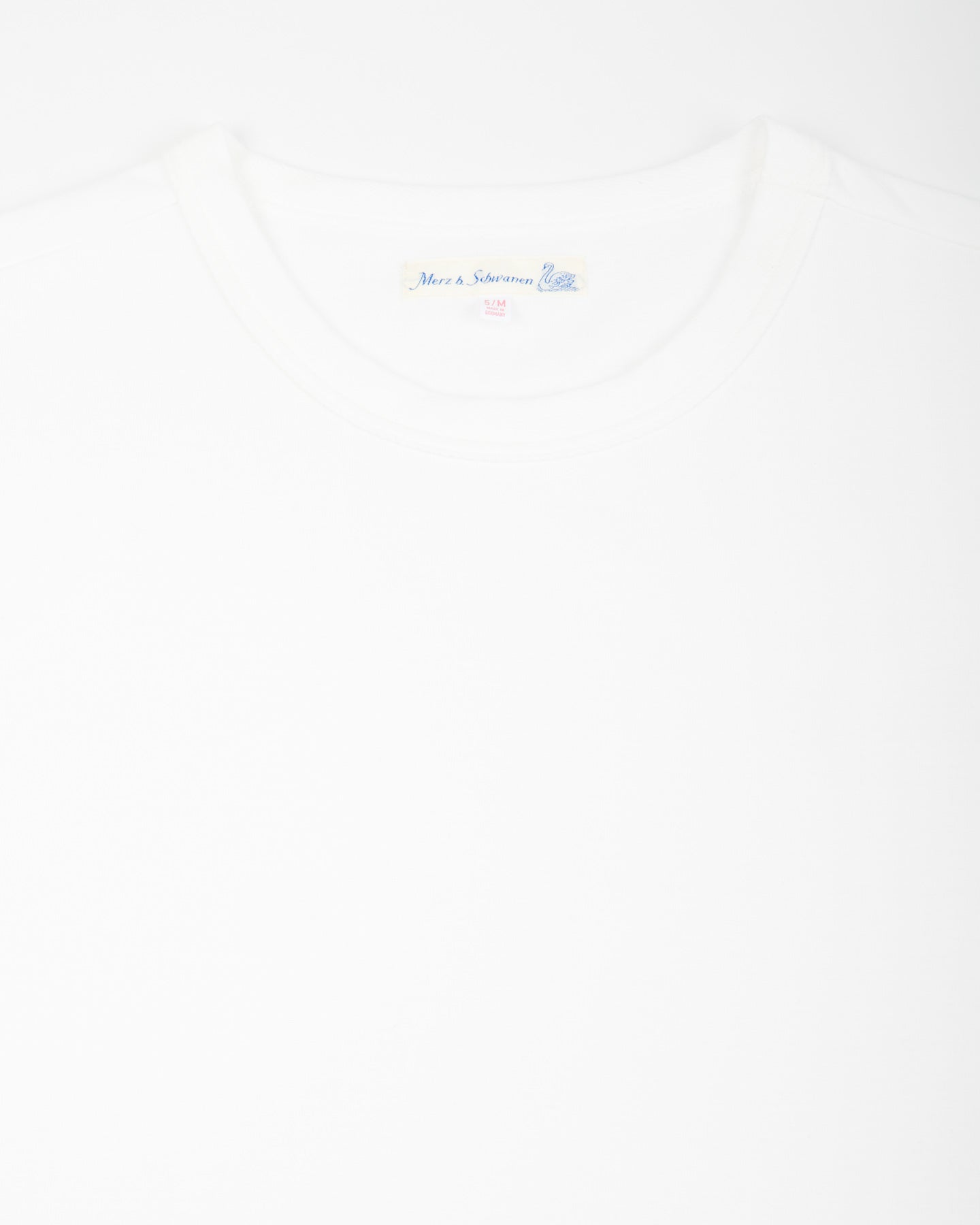 Merz b. Schwanen 215 Loopwheeled 7.2 oz Tee - White - Standard & Strange