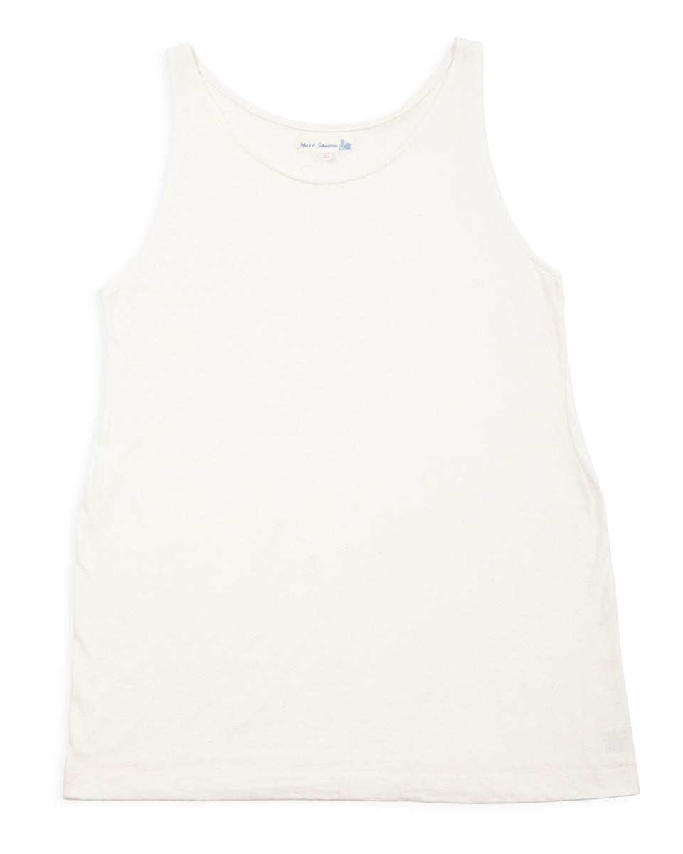 Merz b. Schwanen 136 Loopwheeled 4.6 oz Singlet - Nature - Standard & Strange