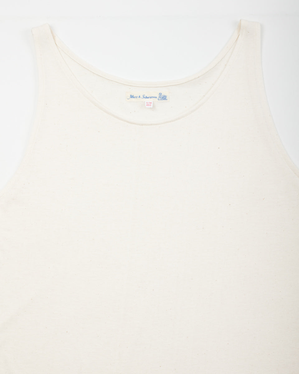 Merz b. Schwanen 136 Loopwheeled 4.6 oz Singlet - Nature - Standard & Strange