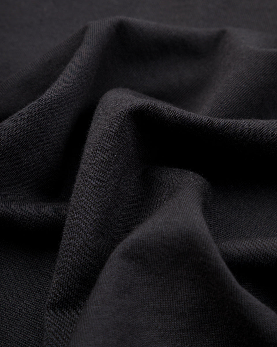 Merz b. Schwanen 6.8oz Sturdy Jersey T-Shirt - Deep Black - Standard & Strange