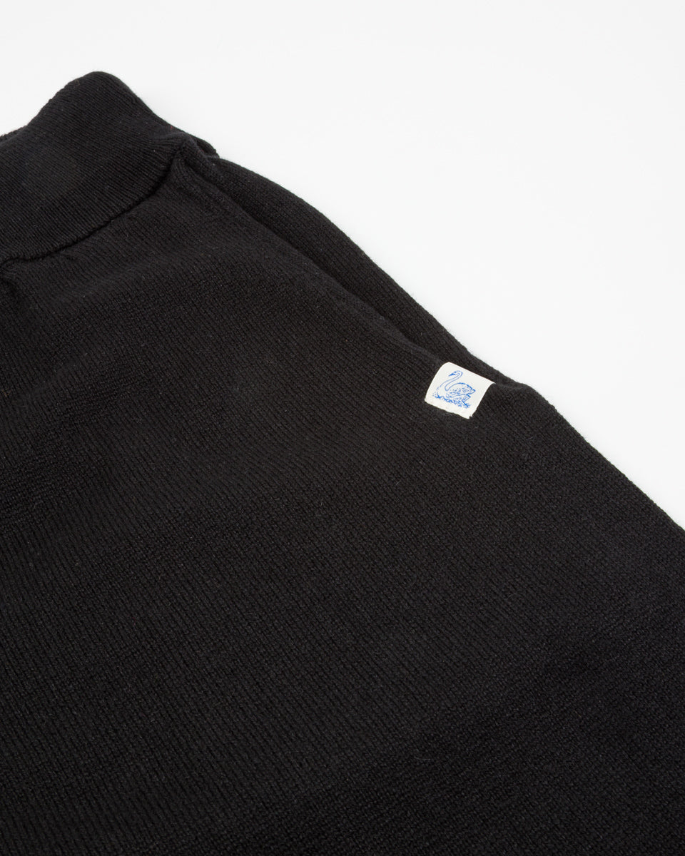 Merz b. Schwanen Good Basics Women's Lounge Pants - Deep Black Merino/Silk/Cashmere - Standard & Strange