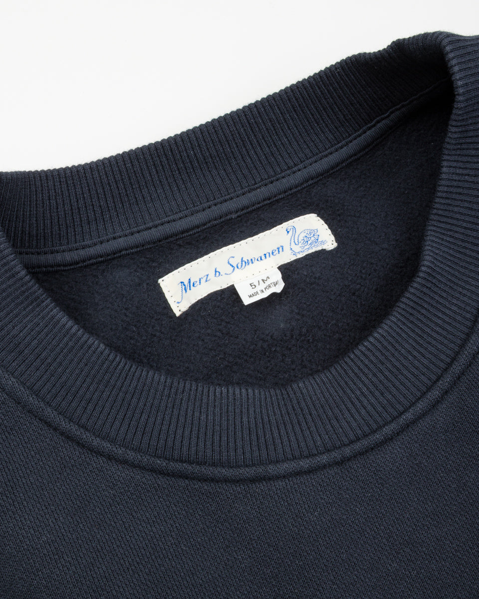 Merz b. Schwanen Women's Open Edge Sweatshirt - Charcoal - Standard & Strange