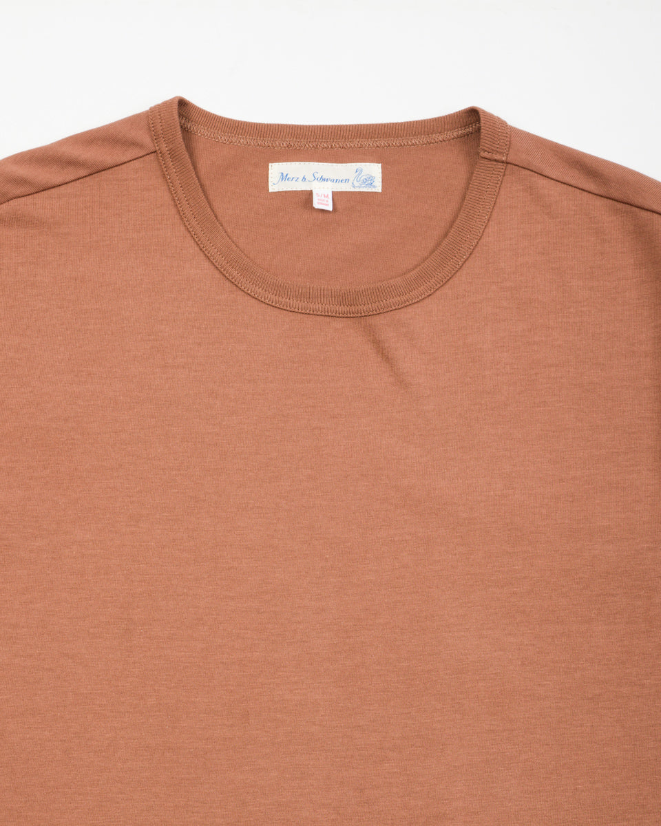 Merz b. Schwanen 6.8oz Sturdy Jersey T-Shirt - Nut - Standard & Strange