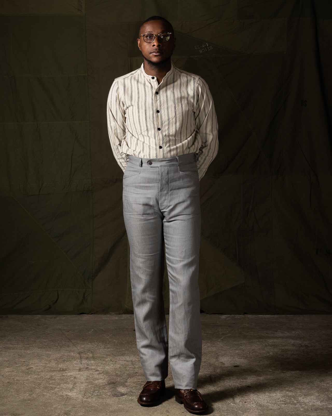 Mister Freedom "Nouvelle Vague" Slacks - Slate Grey - Standard & Strange