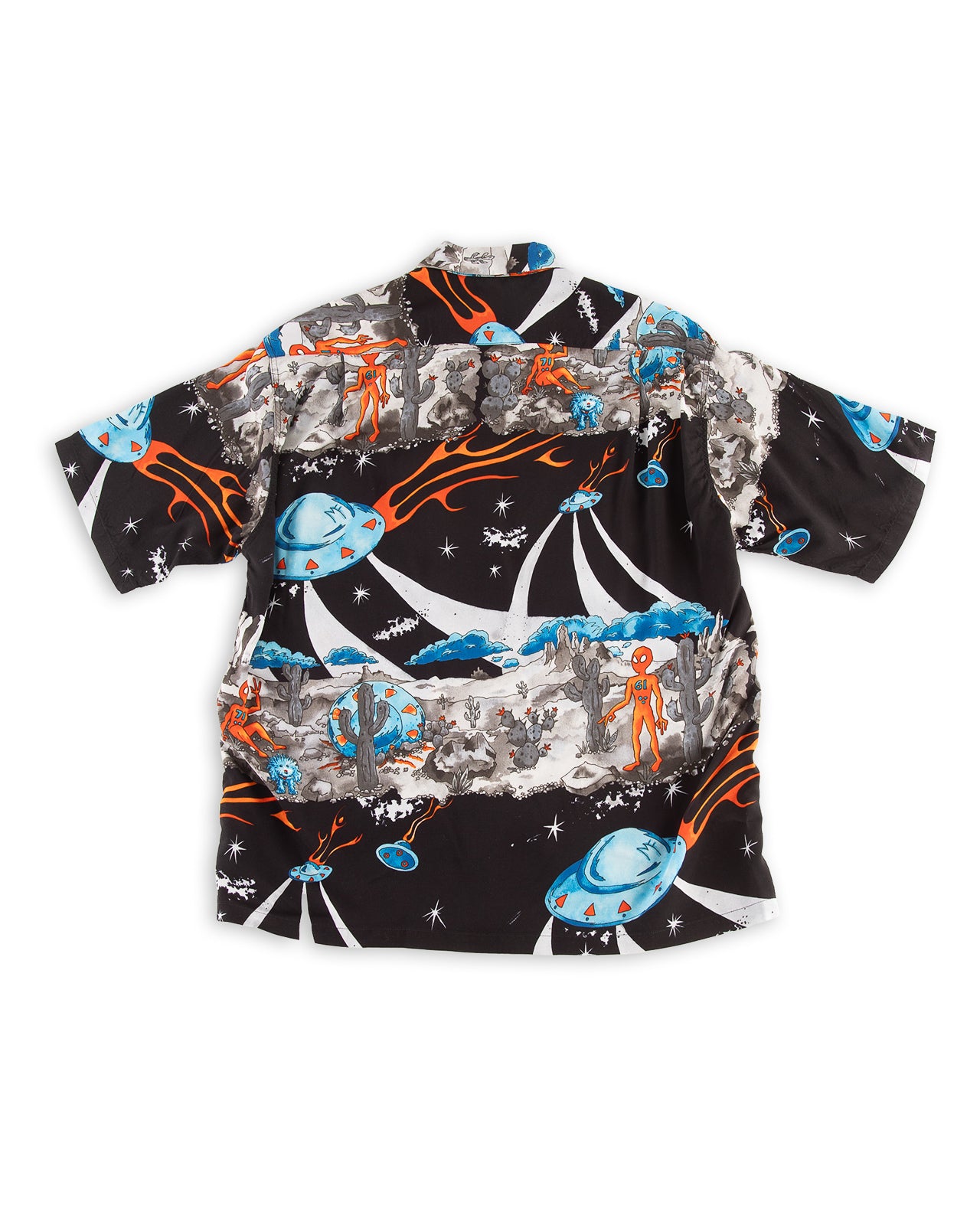 Mister Freedom Rock 'n' Roll Shirt "Flying Saucers" - Grey/Delta - Standard & Strange