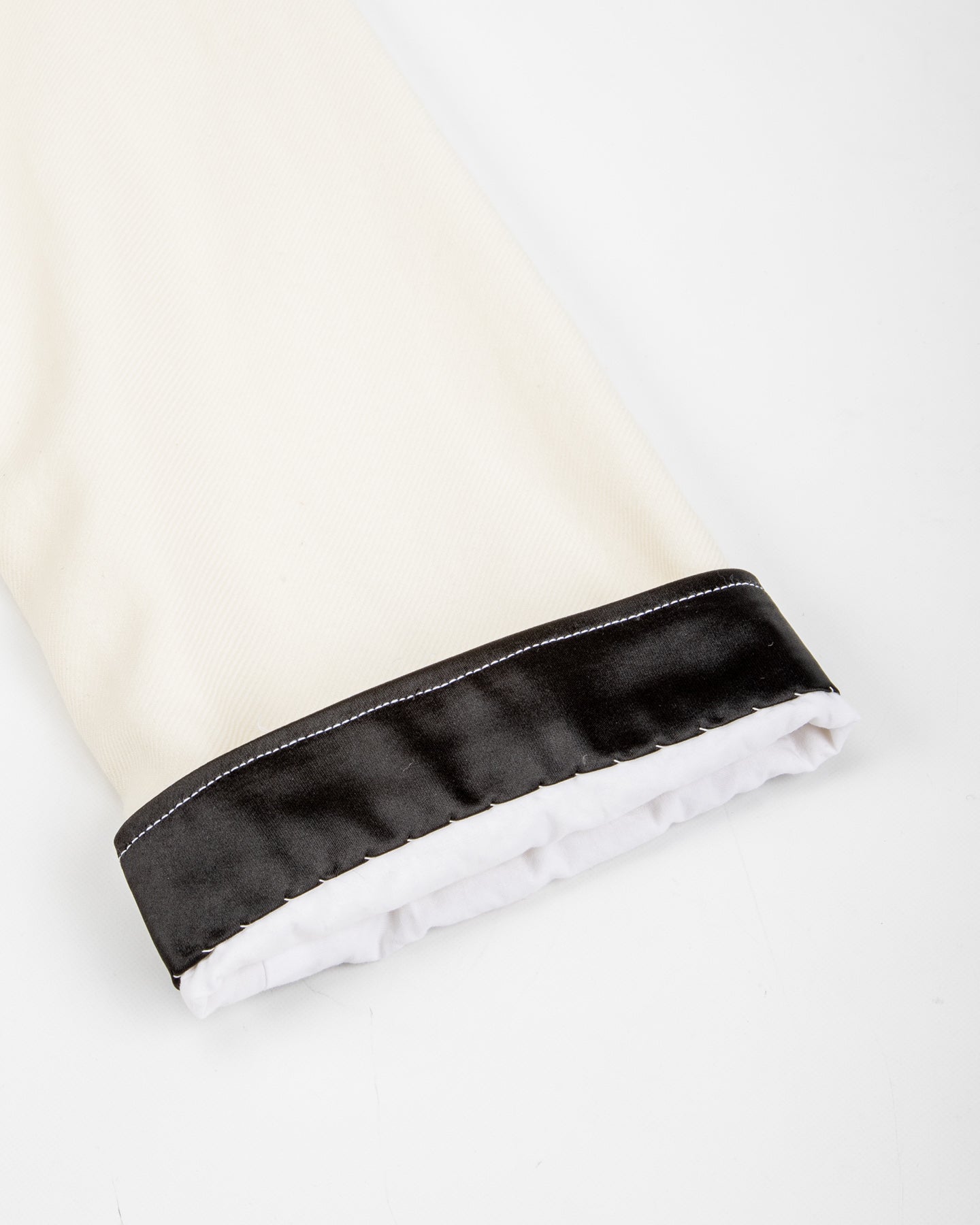 Monad London Newman P/O Shirt - White Botany Serge Wool - Standard & Strange