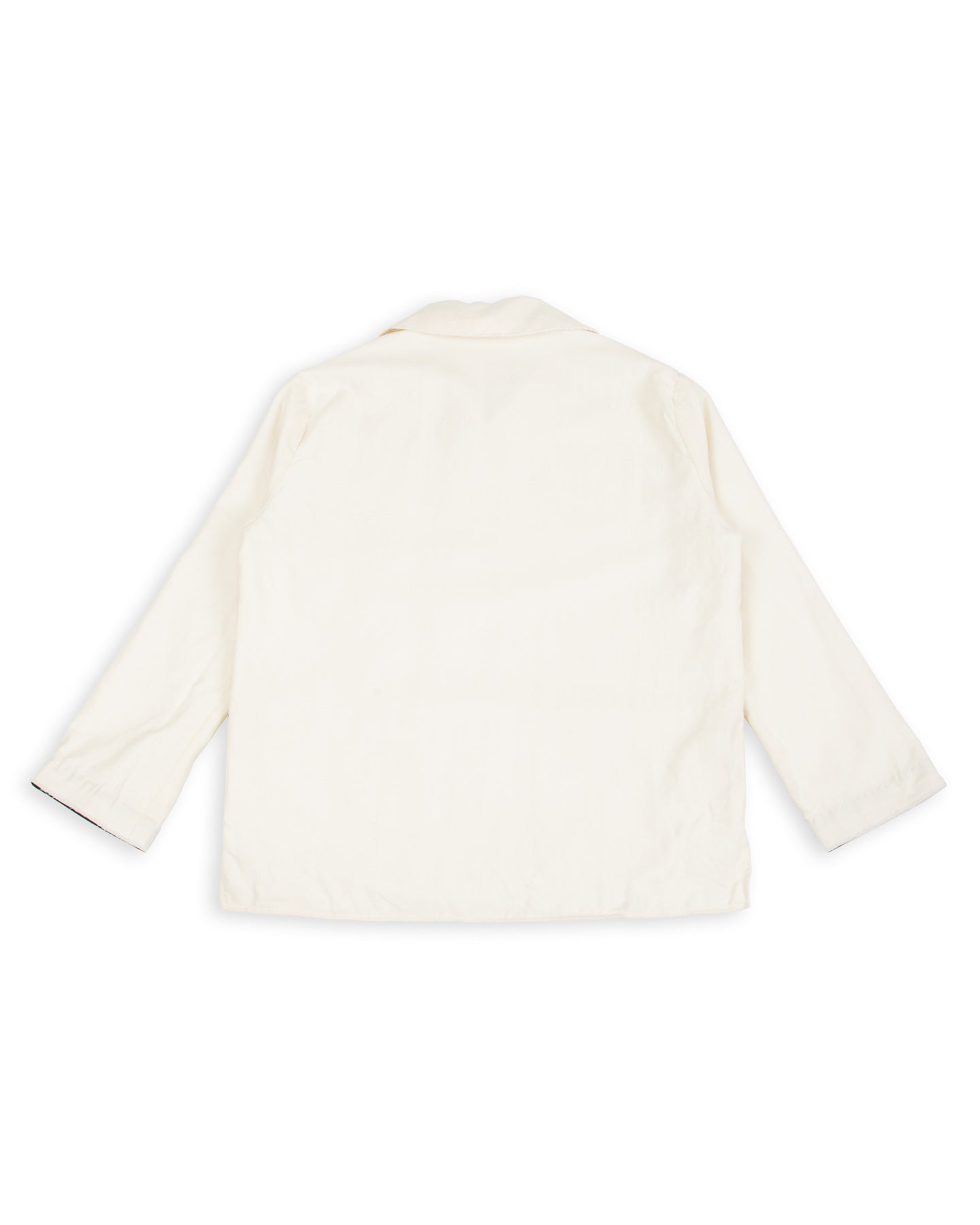 Monad London Newman P/O Shirt - White Botany Serge Wool - Standard & Strange