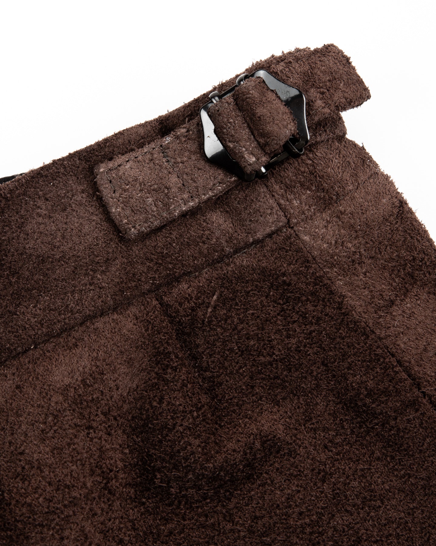 Monad London Wysman Pant - Brown British Calf Roughout - Standard & Strange