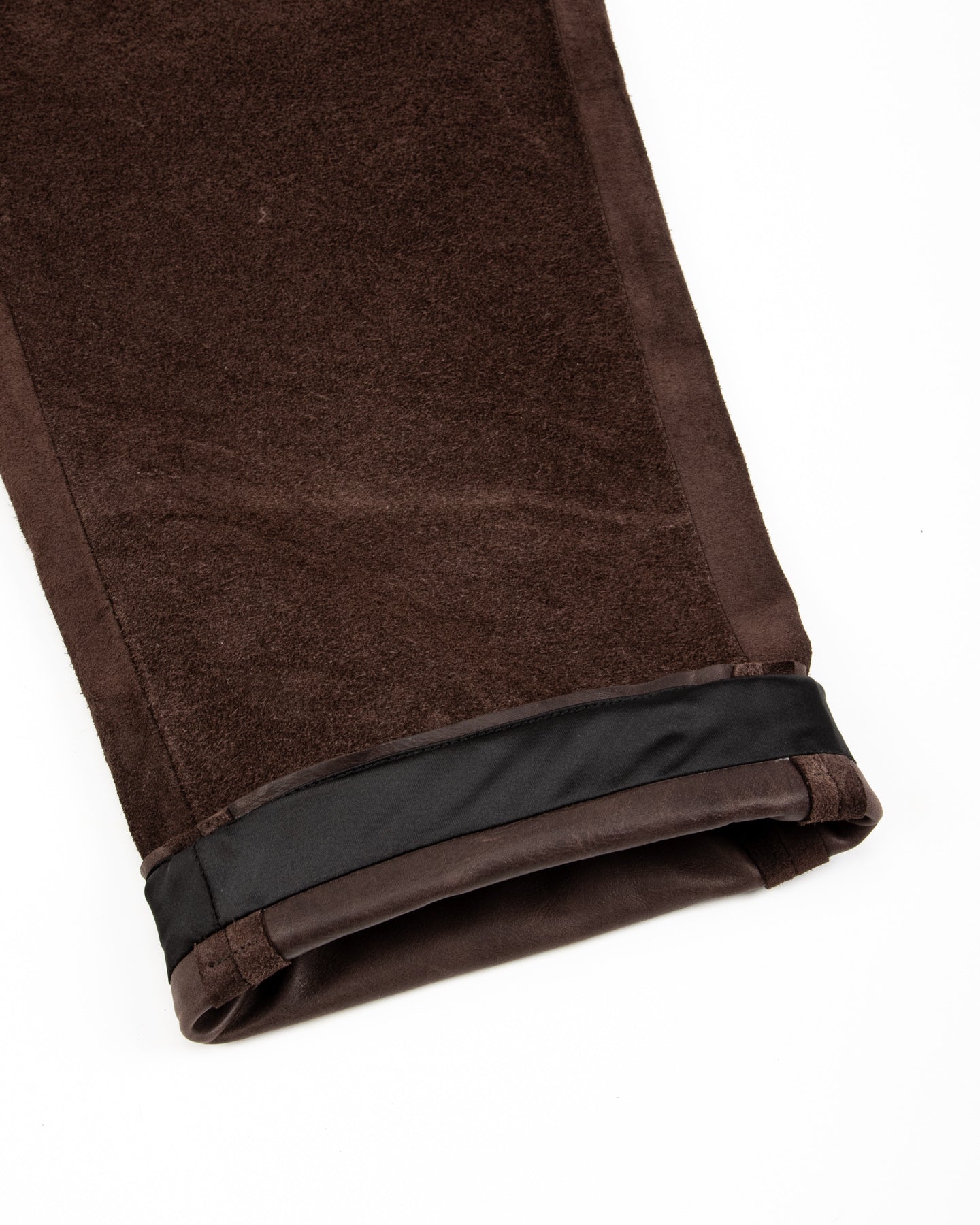 Monad London Wysman Pant - Brown British Calf Roughout - Standard & Strange