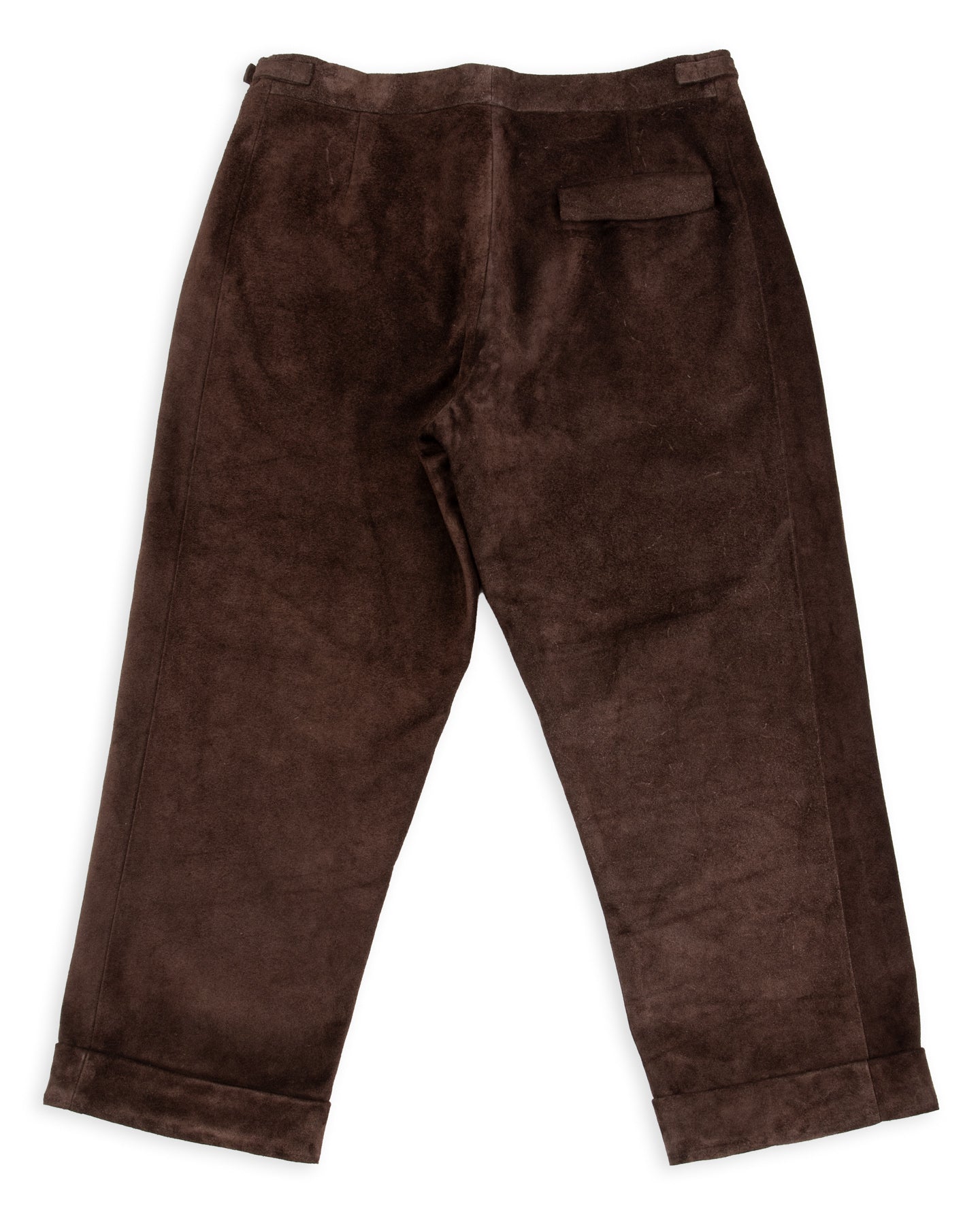 Monad London Wysman Pant - Brown British Calf Roughout - Standard & Strange