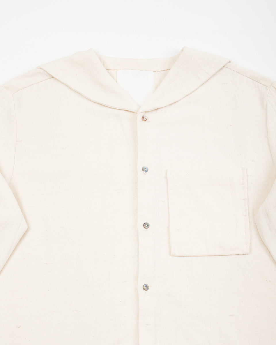 Monad London Gray Shirt - Natural Handwoven Nigerian Cotton - Standard & Strange