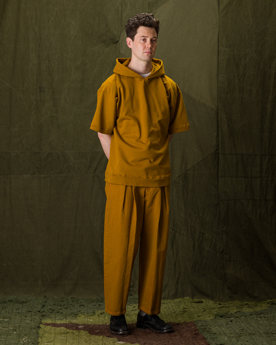 Monitaly French Terry S/S Hoodie - Sunflower - Standard & Strange