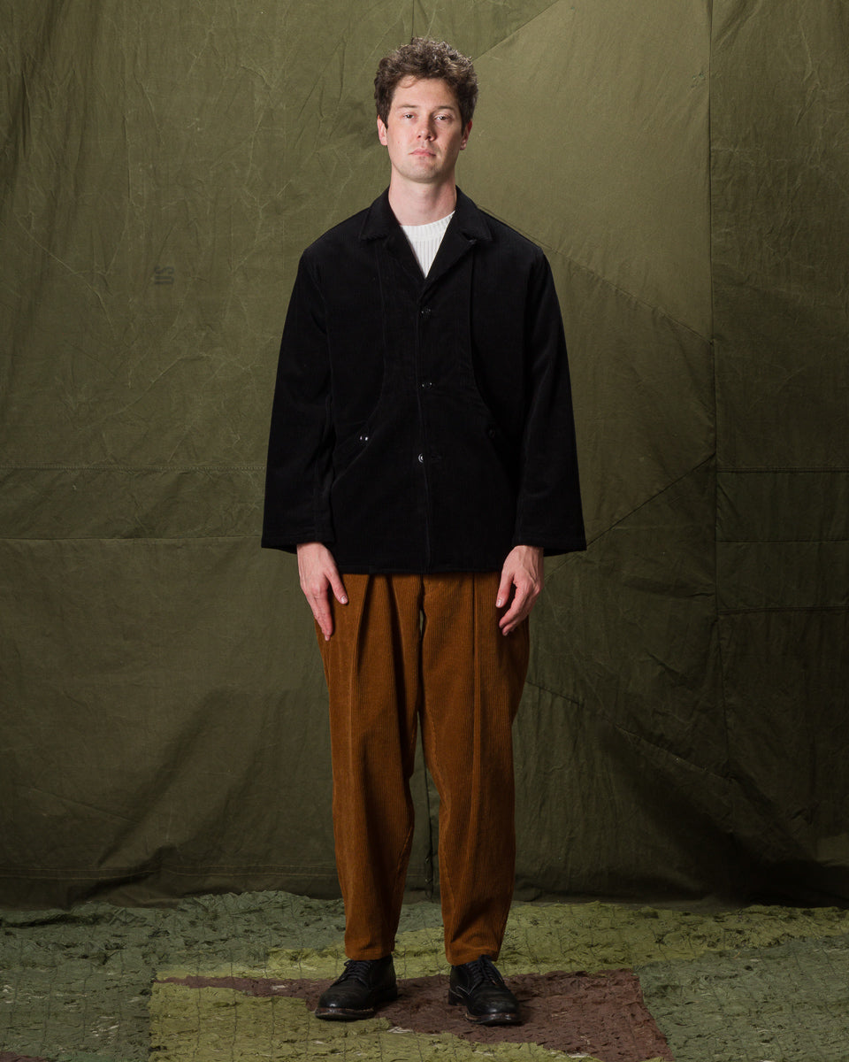 Monitaly Harvester Jacket - Black 8-Wale Corduroy - Standard & Strange