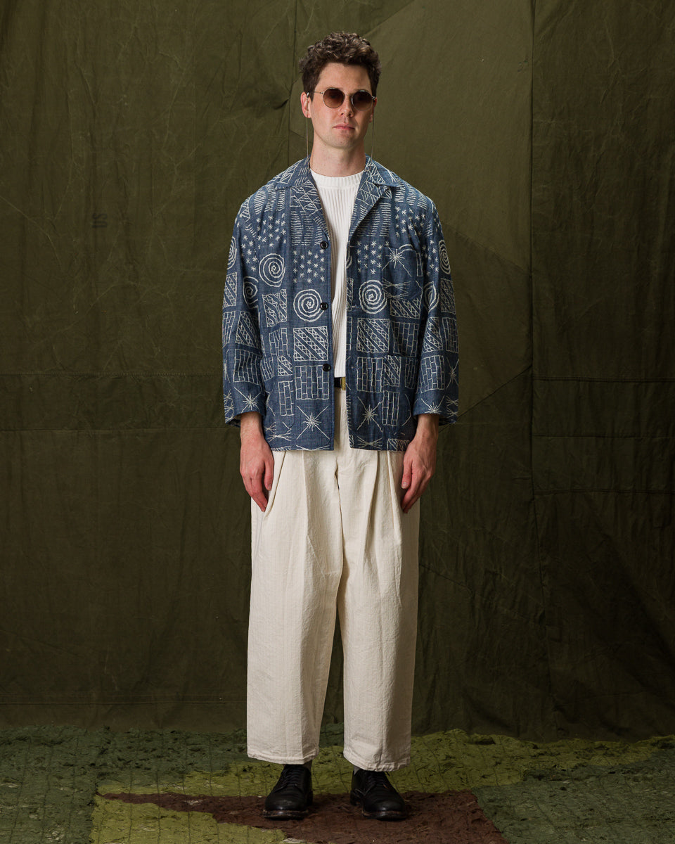 Monitaly Italian Jail Jacket - Squared Chambray - Standard & Strange