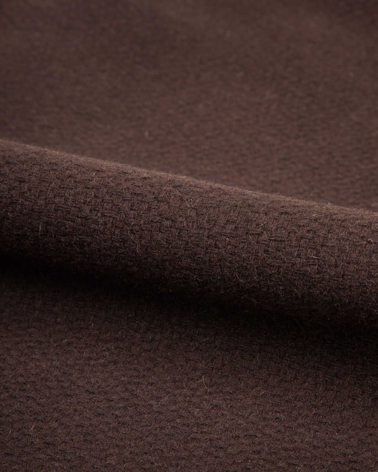 Monitaly Triple Tuck Wide Pants - Brown Wool Flannel Vicente - Standard & Strange