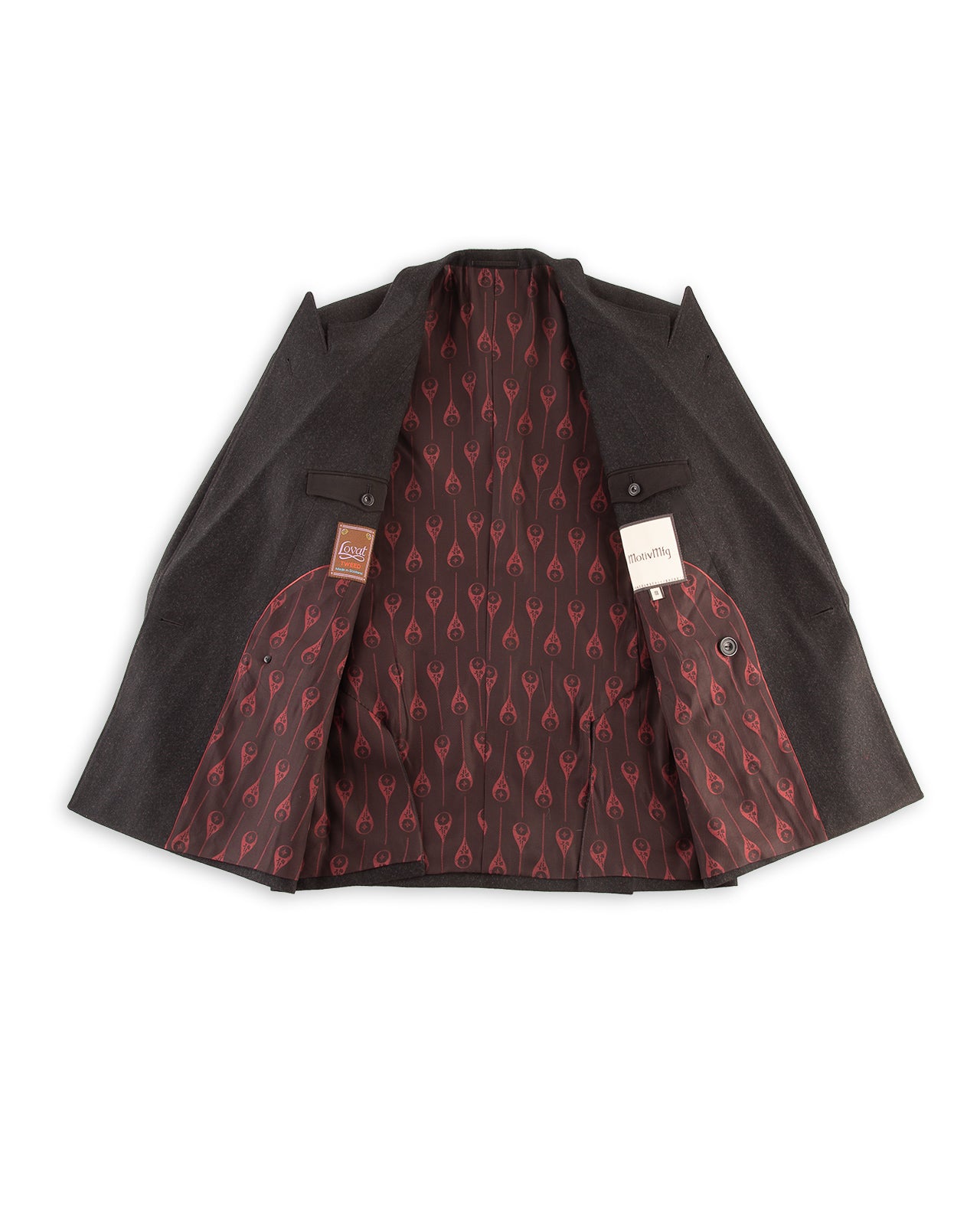 MotivMfg Concord Jacket - Red Rain Charcoal "Redpath" Flannel - Standard & Strange