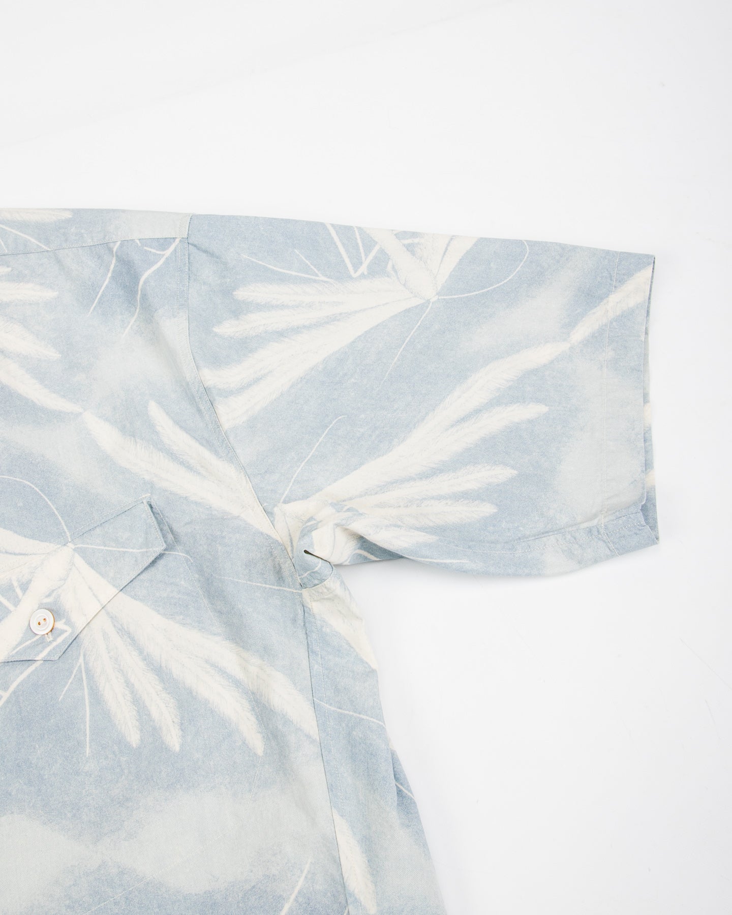 Dala Shirt - Moth Print Cotton Silk Broadcloth