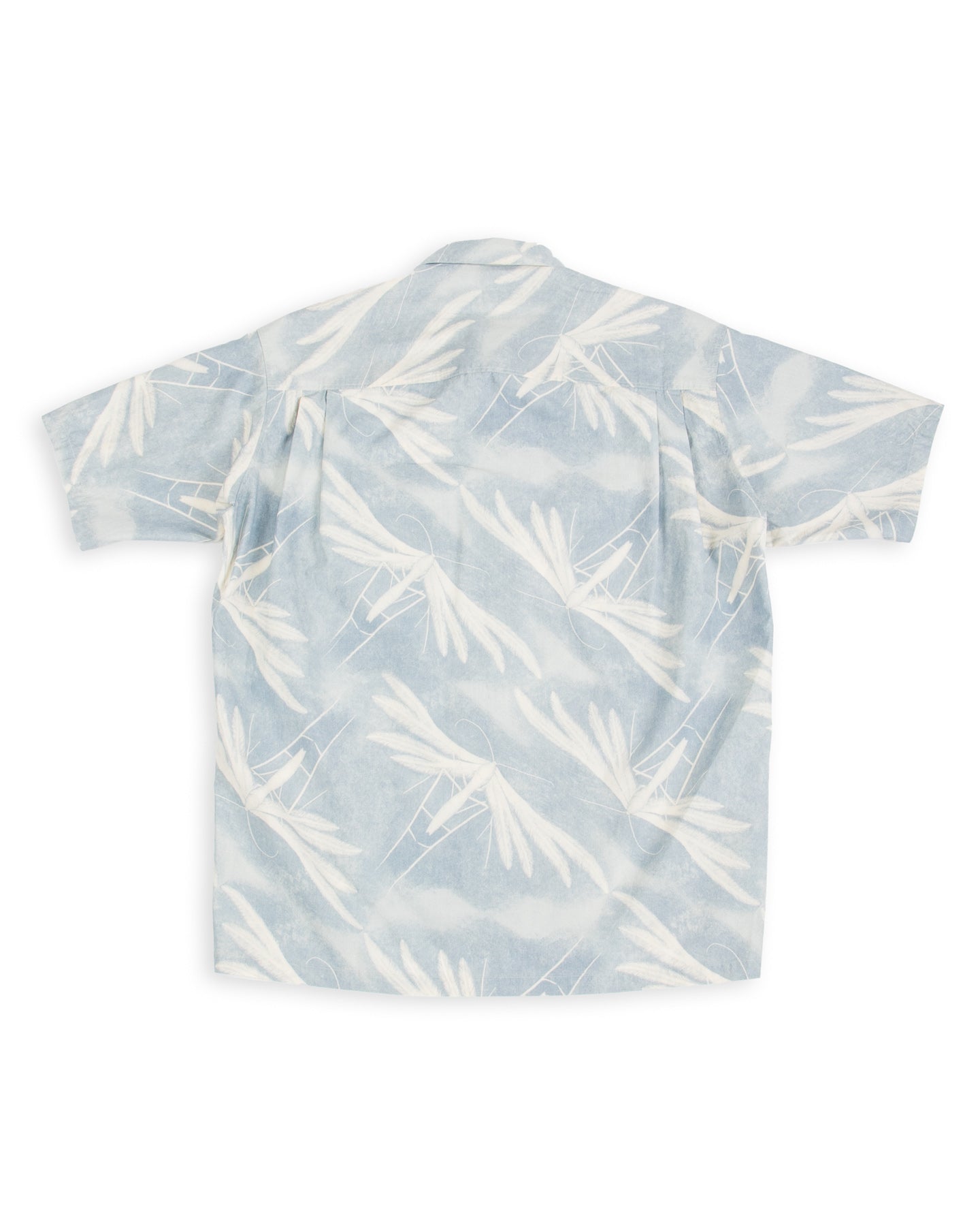 Dala Shirt - Moth Print Cotton Silk Broadcloth
