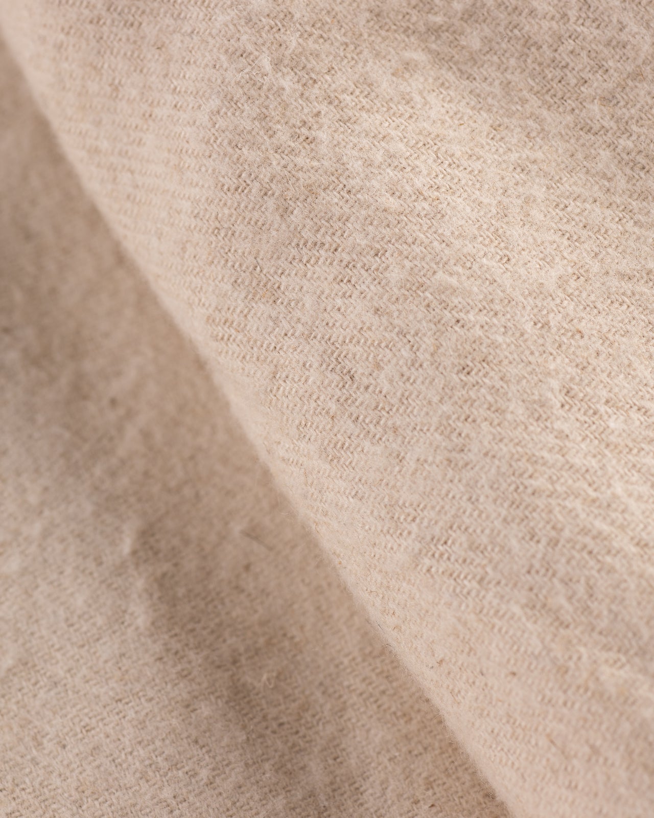 MotivMfg Mandarin Coat - Ecru Undyed Wool - Standard & Strange