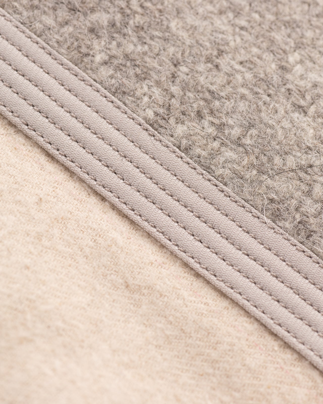 MotivMfg Mandarin Coat - Ecru Undyed Wool - Standard & Strange