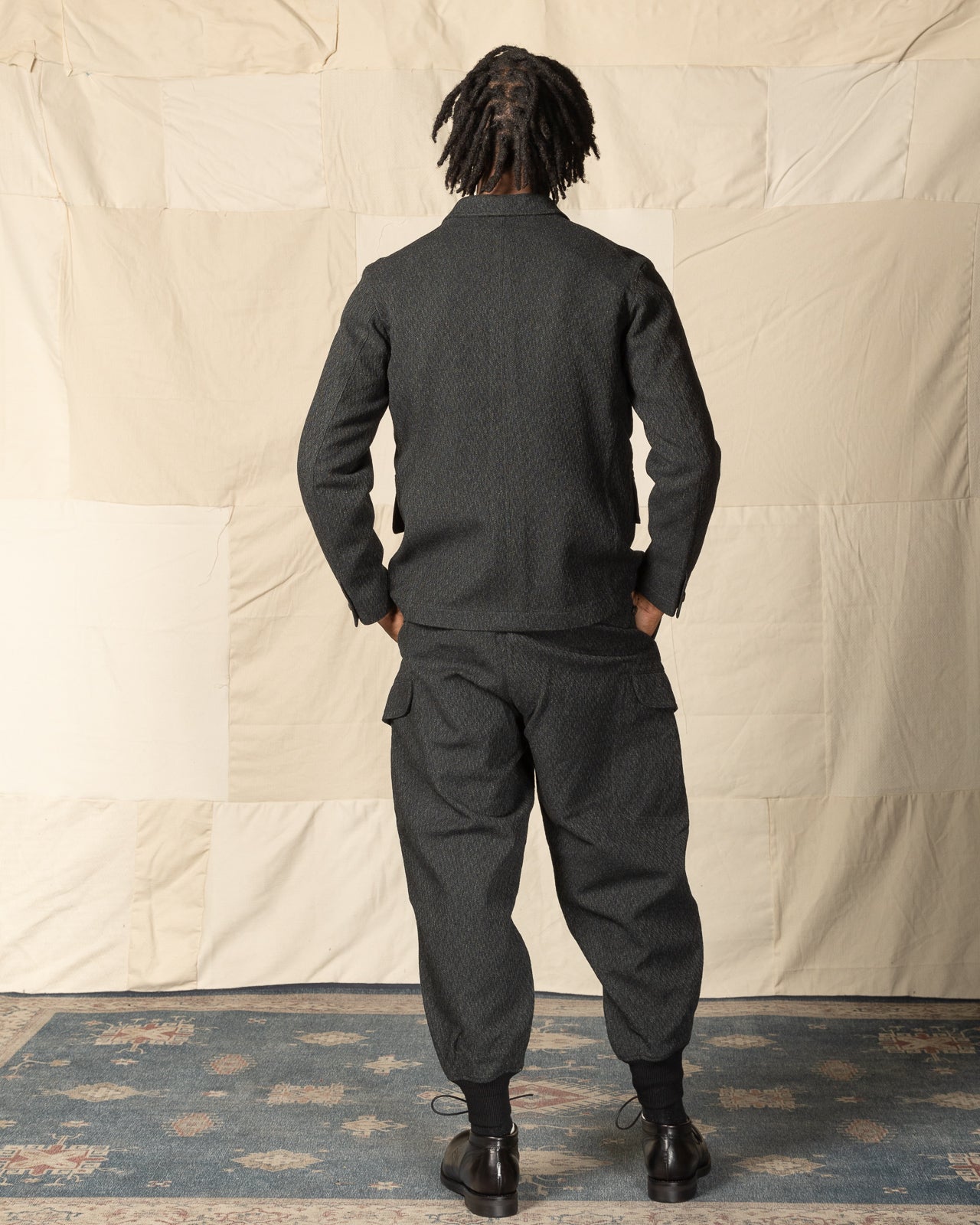 MotivMfg Ski Trousers - Forest Lovat Crepe Twist Sporting Tweed - Standard & Strange