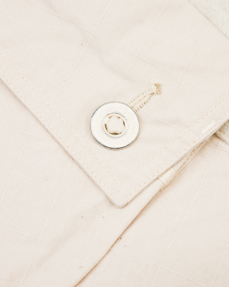 MotivMfg Adjustable Cargo Pants - Natural Ripstop Waxed Cotton - Standard & Strange