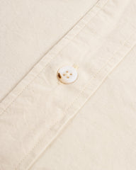 MotivMfg Authentic Fit BD Shirt - Lawn/Off White Japanese Cotton Hemp - Standard & Strange