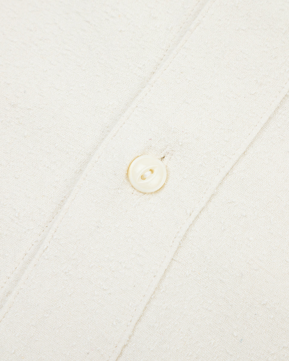 MotivMfg Draughtsman Shirt - Eggshell Tussah Silk - Standard & Strange