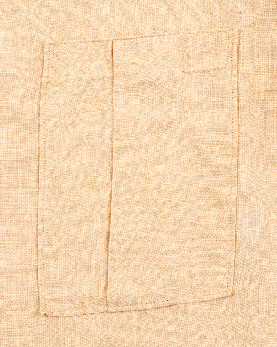 MotivMfg Gyorgy Shirt - Buff Superfine Linen Broadcloth - Standard & Strange