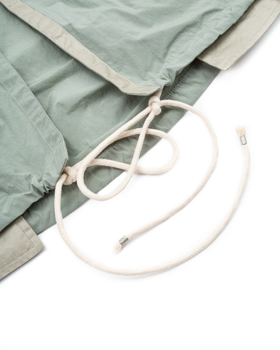 MotivMfg Hybrid Parka - Aqua Japanese Shrunk Nylon - Standard & Strange