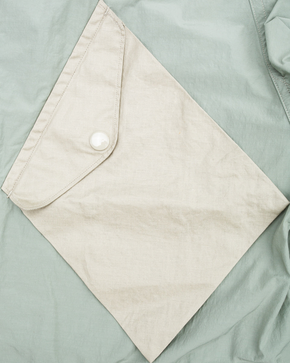 MotivMfg Hybrid Parka - Aqua Japanese Shrunk Nylon - Standard & Strange