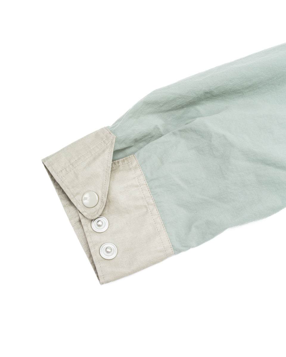 MotivMfg Hybrid Parka - Aqua Japanese Shrunk Nylon - Standard & Strange