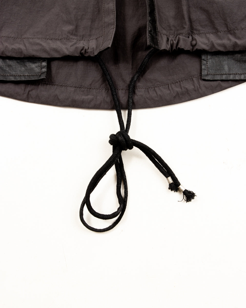 MotivMfg Hybrid Parka - Charcoal Japanese Shrunk Nylon - Standard & Strange