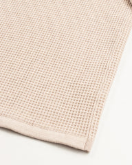 MotivMfg Micro Waffle Thermal Knit - Ecru Wool Linen Cotton Micro Waffle Knit - Standard & Strange