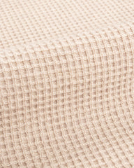 MotivMfg Micro Waffle Thermal Knit - Ecru Wool Linen Cotton Micro Waffle Knit - Standard & Strange