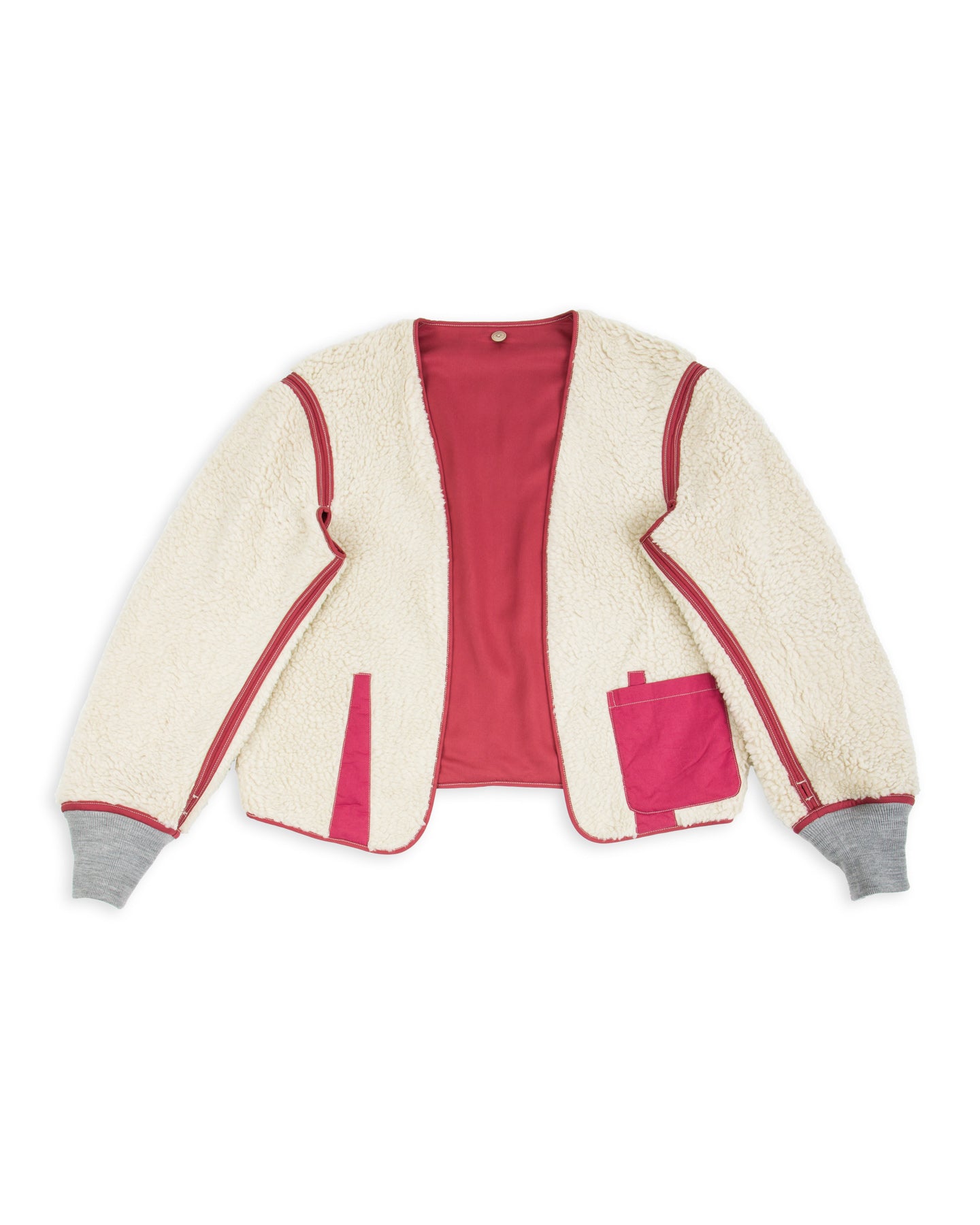 MotivMfg Mod. Deacon Flight Liner Jacket - Smog Lightweight Fleece - Standard & Strange