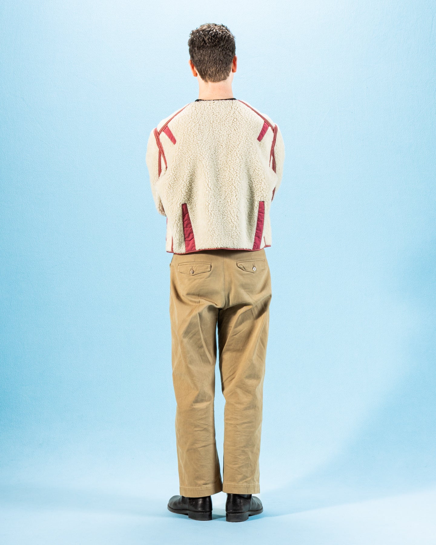 MotivMfg Mod. Deacon Flight Liner Jacket - Smog Lightweight Fleece - Standard & Strange