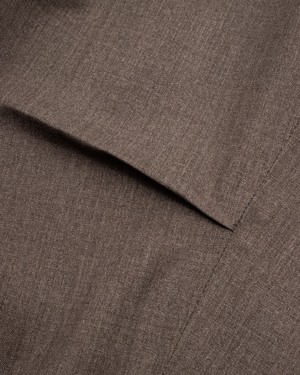 MotivMfg Mod. Kinetic Trousers - Dark Natural Optim Wool - Standard & Strange