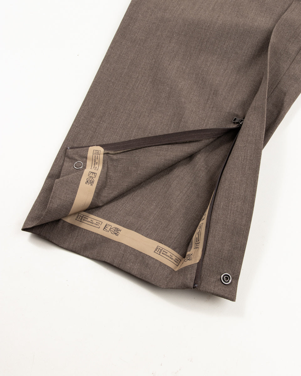 MotivMfg Mod. Kinetic Trousers - Dark Natural Optim Wool - Standard & Strange