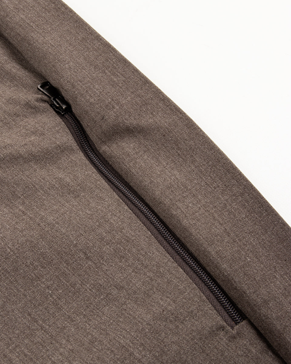 MotivMfg Mod. Kinetic Trousers - Dark Natural Optim Wool - Standard & Strange