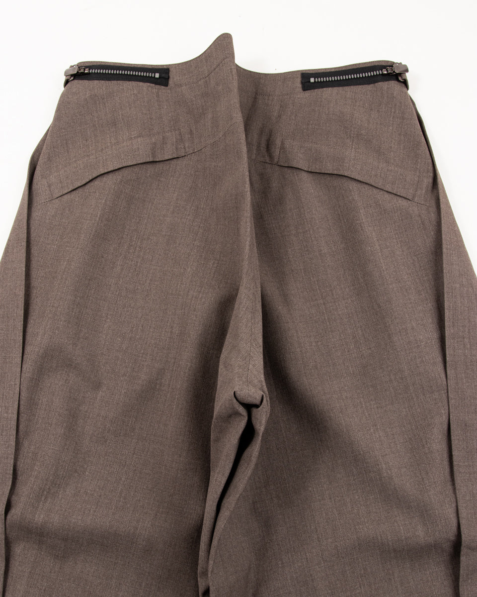 MotivMfg Mod. Kinetic Trousers - Dark Natural Optim Wool - Standard & Strange