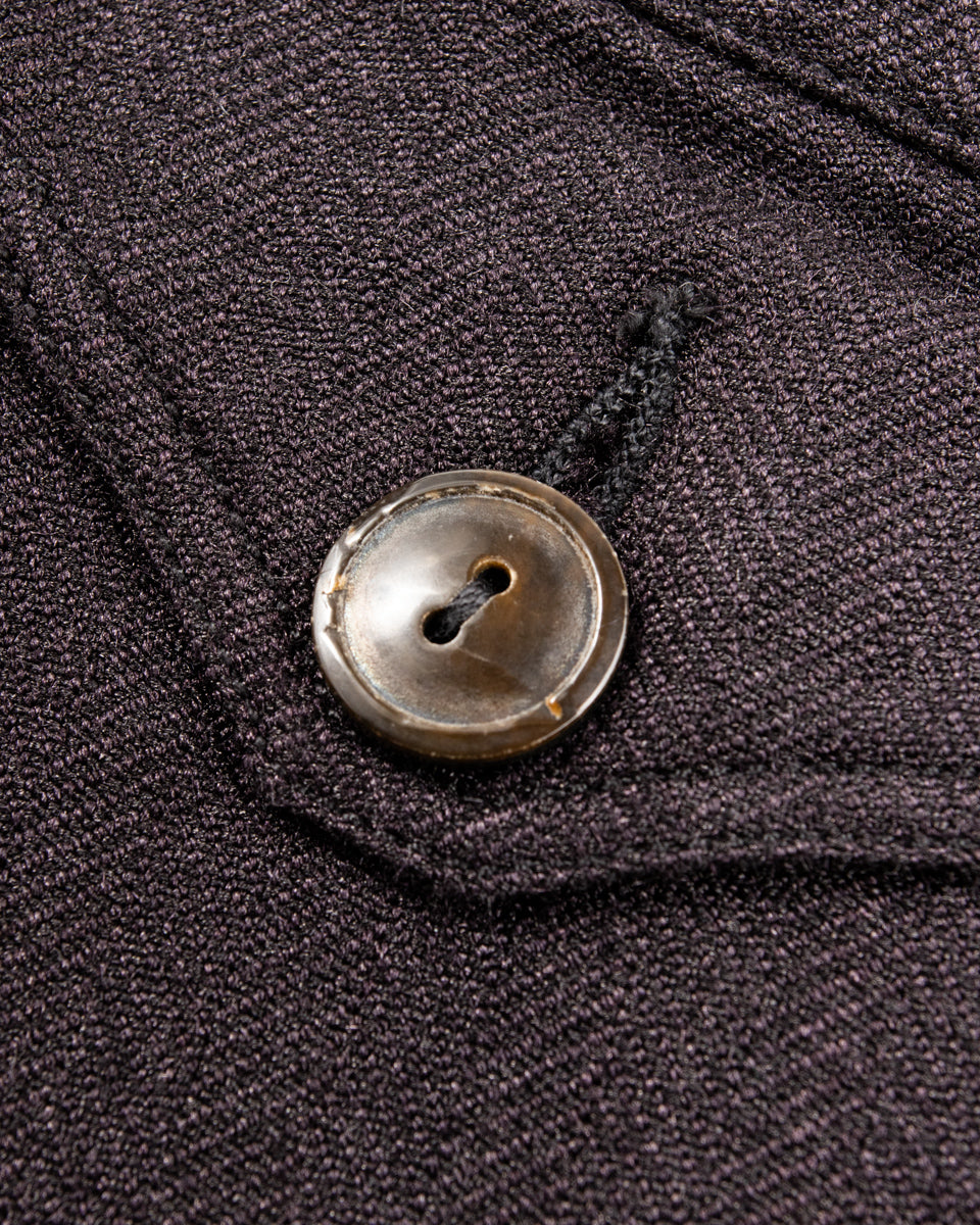 MotivMfg Oblique Shorts - Aubergine Tussah Silk Herringbone - Standard & Strange