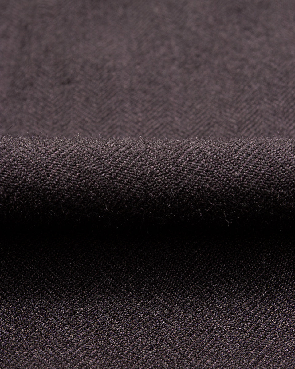 MotivMfg Oblique Shorts - Aubergine Tussah Silk Herringbone - Standard & Strange